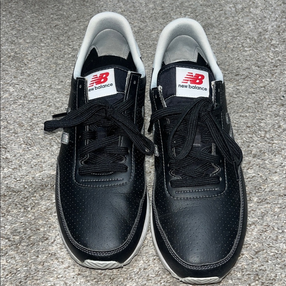 New Balance Black and White Athletic Shoes